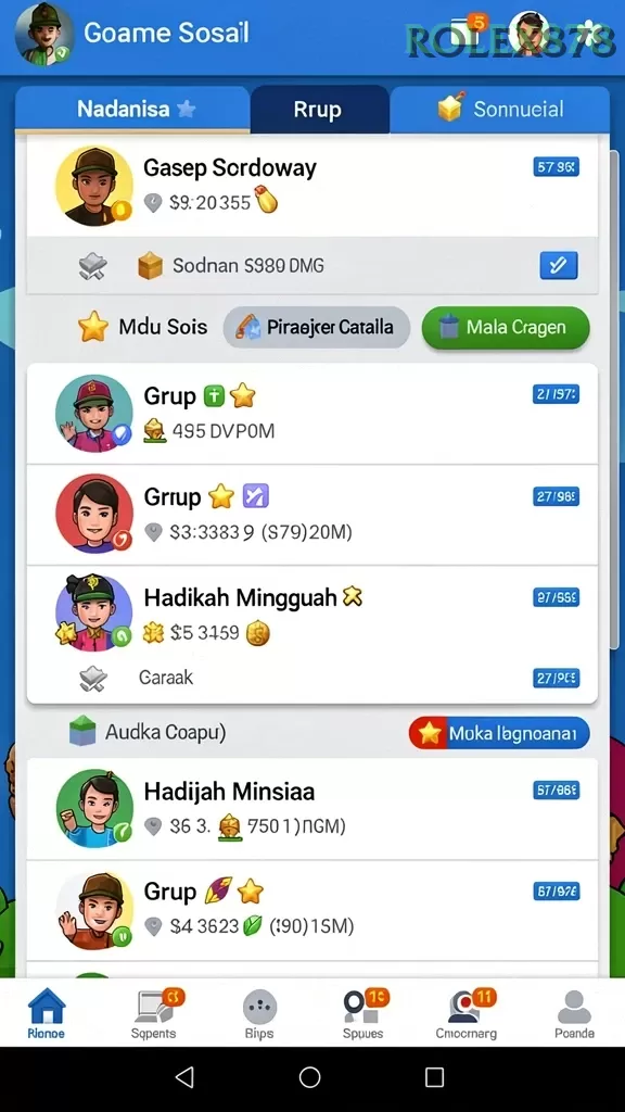 Cuplikan layar MEGAWIN288 — pengaturan akun