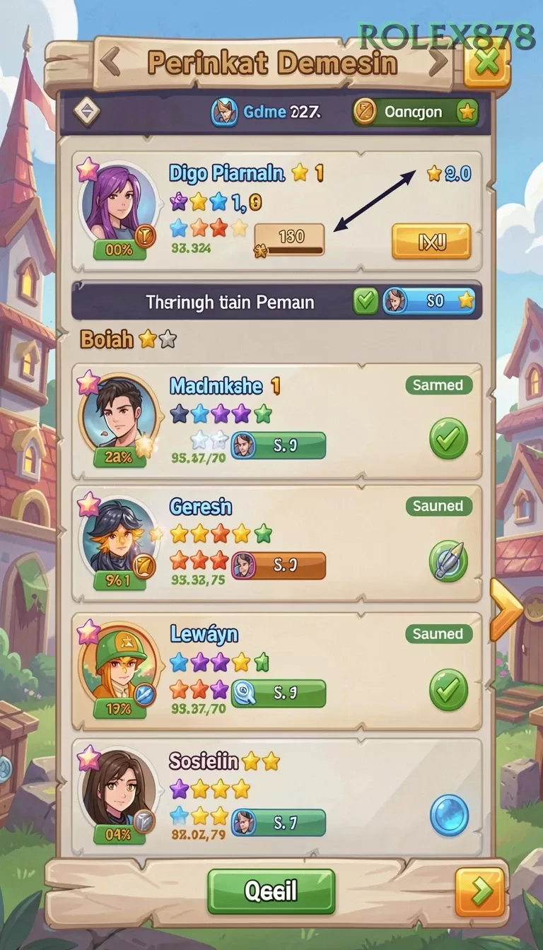 Cuplikan layar WAKTOGEL — menu navigasi